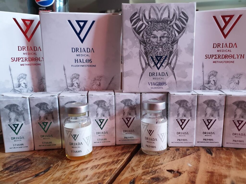 Driadamedical termékek csomagolása és injekciós üvegek prémium minőségben